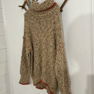 Free People Knit Oversized Sweater